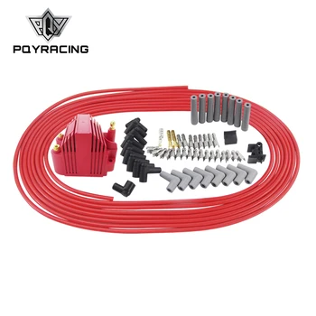 PQY - 10m/set Spark Plug Wires Spiral Core 8.5mm + 12V E-Core Ignition Coil For Chrysler Hemi Pro Stock For Ford Dodge Set
PQY - 10m/set Spark Plug Wires Spiral Core 8.5mm + 12V E-Core Ignition Coil For Chrysler Hemi Pro Stock For Ford Dodge Set