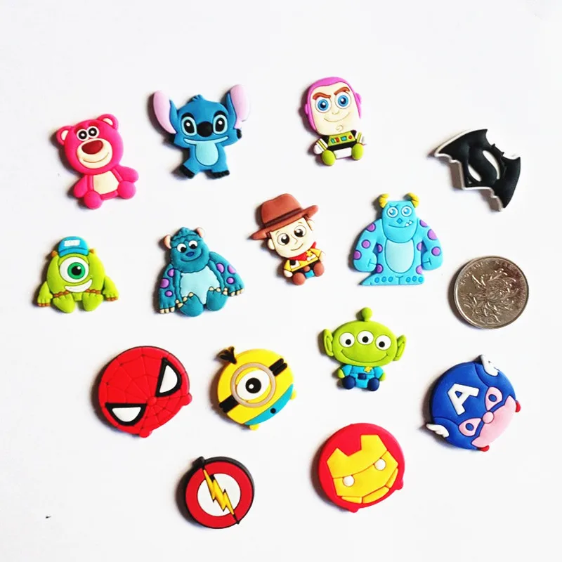 1Set Cute Mix Cartoon Mickey Minnie Avengers PVC Decor Flat Back DIY Phone Case Gadgets Fit Bracelets Shoe Charms Kids Gift
1Set Cute Mix Cartoon Mickey Minnie Avengers PVC Decor Flat Back DIY Phone Case Gadgets Fit Bracelets Shoe Charms Kids Gift