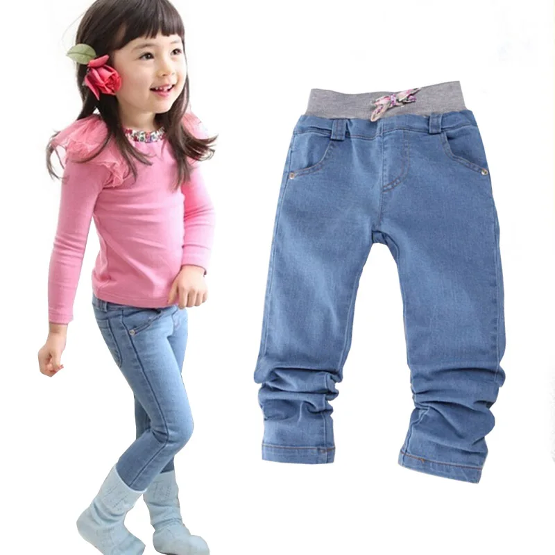 2019 spring & autumn Brand new high quality girls jean bow pants children cotton denim trousers elastic waist girl legging
2019 spring & autumn Brand new high quality girls jean bow pants children cotton denim trousers elastic waist girl legging