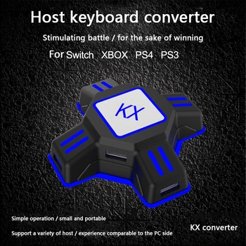 KX USB Game Controllers Keyboard Mouse Adapter for Nintend Switch for PS4 PS3 Xbox One Gamepad Joystick Adapter Converter
KX USB Game Controllers Keyboard Mouse Adapter for Nintend Switch for PS4 PS3 Xbox One Gamepad Joystick Adapter Converter
