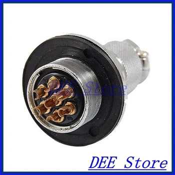 

3.5mm Dia. 7 Pins Aviation Circular Air Connector 250V 25A DF25-7