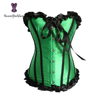 Free shipping ruffled top women lingerie bustiers slimming body shaper satin shapewear pleated corset with g string 896#
Free shipping ruffled top women lingerie bustiers slimming body shaper satin shapewear pleated corset with g string 896#