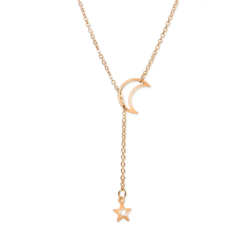 Gold Moon Star Choker Necklace Pendnat Alloy Zinc Chain Necklace For Women Party Jewelry Necklaces Valentine's Day Gift
Gold Moon Star Choker Necklace Pendnat Alloy Zinc Chain Necklace For Women Party Jewelry Necklaces Valentine's Day Gift