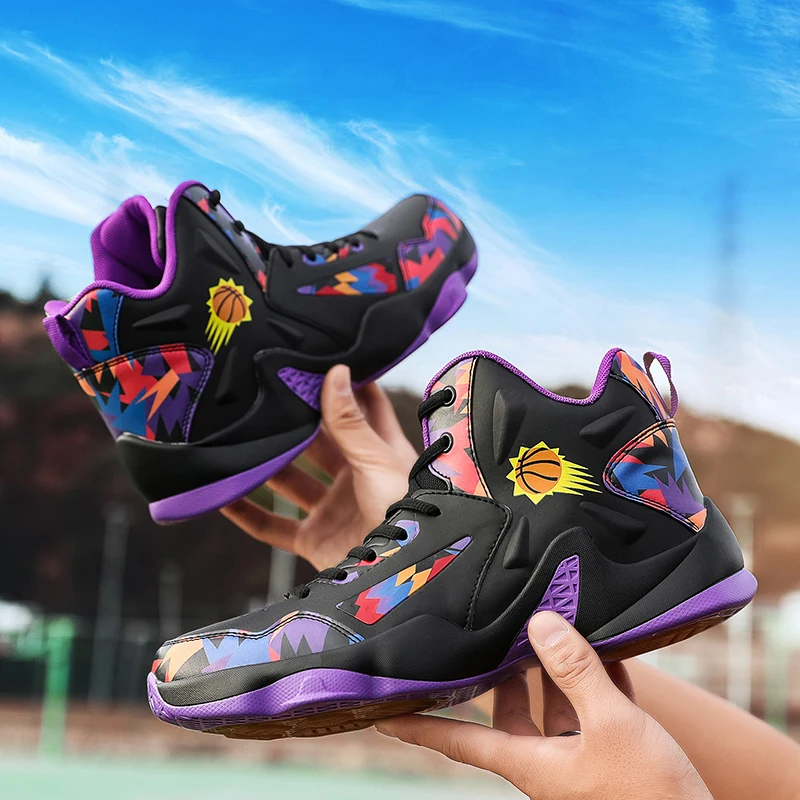 Man High-top Basketball Shoes Men's Cushioning Light Basketball Sneakers Anti-skid Breathable Outdoor Sport Shoes Tenis Basquete
Man High-top Basketball Shoes Men's Cushioning Light Basketball Sneakers Anti-skid Breathable Outdoor Sport Shoes Tenis Basquete