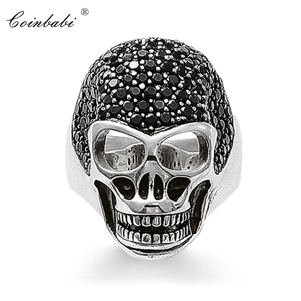 Striking Style Ring Skull ,2018 Brand New Arrival High Quality 925 Sterling Silver & Ziconia Pave Fashion Jewelry Gift For Men
Striking Style Ring Skull ,2018 Brand New Arrival High Quality 925 Sterling Silver & Ziconia Pave Fashion Jewelry Gift For Men