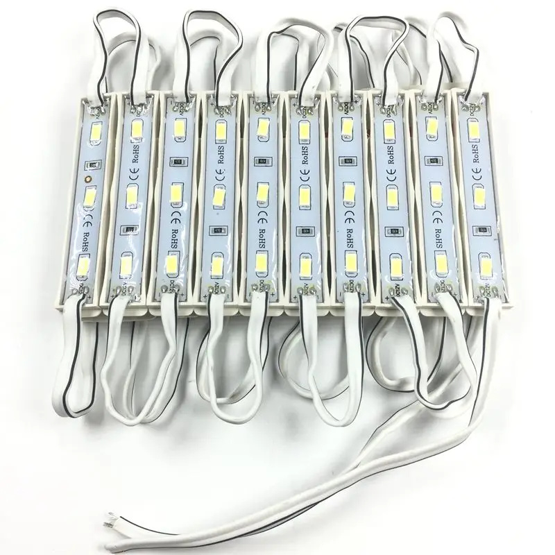 1500pcs 5730 LED Module DC12V 3 LEDs Waterproof Outdoor light Backlight for billboard white, red, blue, green High lumens
1500pcs 5730 LED Module DC12V 3 LEDs Waterproof Outdoor light Backlight for billboard white, red, blue, green High lumens