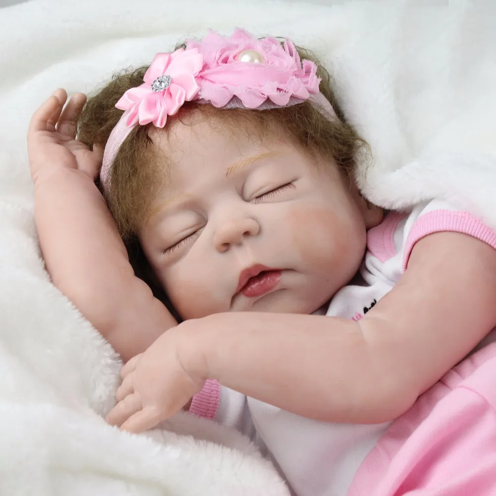 Handmade Lifelike BeBe NPK Reborn Baby Dolls Realistic Dolls Baby Sleeping Girl Baby Full Body Silicone Toys Bathe For Kids
Handmade Lifelike BeBe NPK Reborn Baby Dolls Realistic Dolls Baby Sleeping Girl Baby Full Body Silicone Toys Bathe For Kids