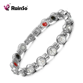 RainSo Crystal Bracelets & Bangles for Women Energy Therapy Germanium Magnetic Bracelet Rhinestone Jewelry Accessories 2020
RainSo Crystal Bracelets & Bangles for Women Energy Therapy Germanium Magnetic Bracelet Rhinestone Jewelry Accessories 2020