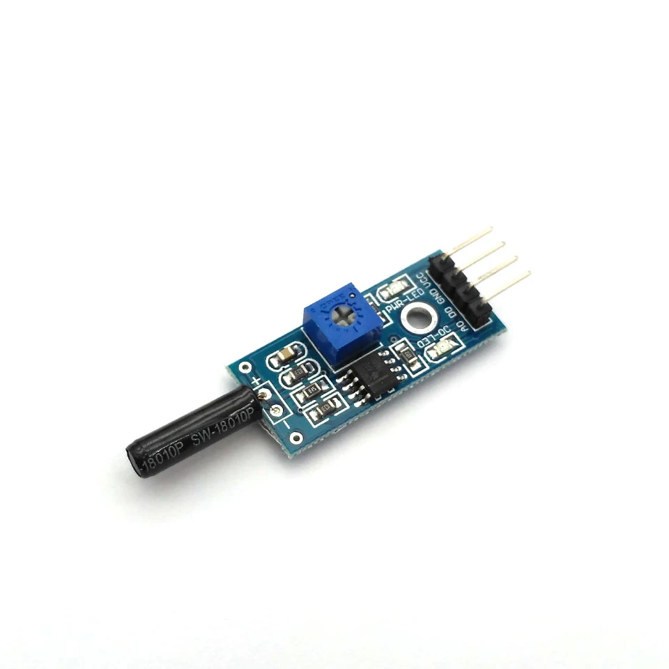 Vibration Sensor Module Normally Opened Type SW18010P Vibration switch alarm sensor module for Uno
Vibration Sensor Module Normally Opened Type SW18010P Vibration switch alarm sensor module for Uno