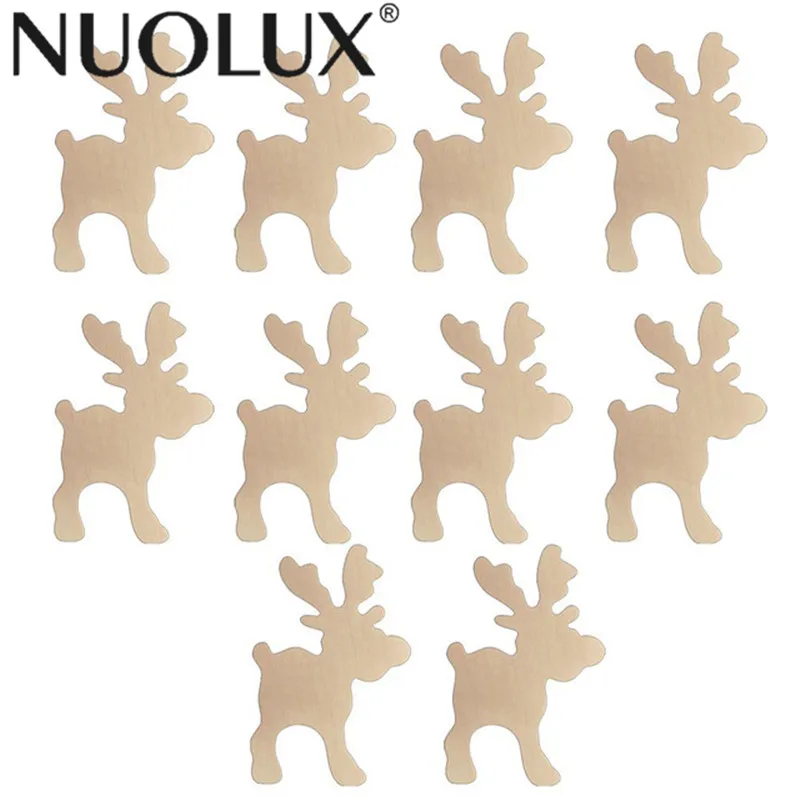 10pcs Wooden MDF Reindeer Shape Tags Christmas Tree Ornaments Crafts Xmas Embellishments For Christmas Decoration
10pcs Wooden MDF Reindeer Shape Tags Christmas Tree Ornaments Crafts Xmas Embellishments For Christmas Decoration