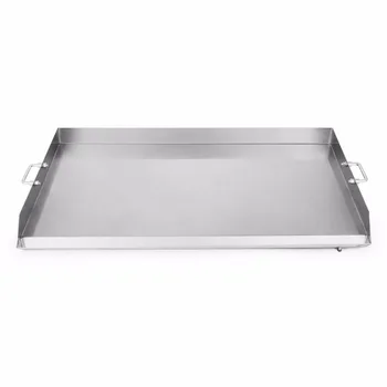36" x 22" Stainless Steel Comal Griddle Flat Top Grill for outdoor Triple Burner Stove
36" x 22" Stainless Steel Comal Griddle Flat Top Grill for outdoor Triple Burner Stove