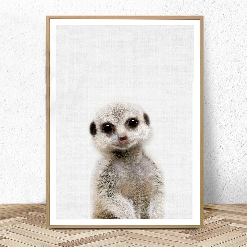 Nursery Wall Art Meerkat Print Baby Animal Photos Large Kids Room Posters Animals Pictures Canvas Painting Babies Bedroom Decor
Nursery Wall Art Meerkat Print Baby Animal Photos Large Kids Room Posters Animals Pictures Canvas Painting Babies Bedroom Decor