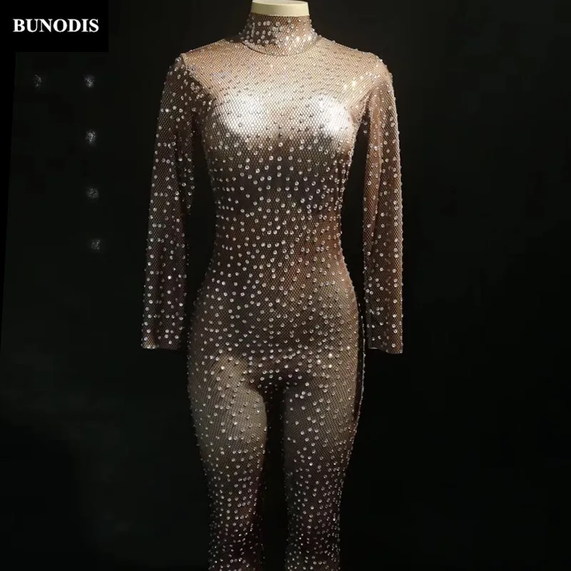 ZD347 Women Sexy Diamond Jumpsuit Simple Type Full Sparkling Crystals Party Nightclub Bodysuit Stage Wear Singer Dancer Bling
ZD347 Women Sexy Diamond Jumpsuit Simple Type Full Sparkling Crystals Party Nightclub Bodysuit Stage Wear Singer Dancer Bling