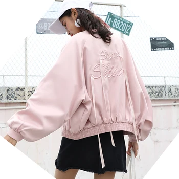 Autumn Bomber Jacket Women Embroidery 2018 Plus Size Harajuku Coat Streetwear Vintage Oversize Korean Baseball Jacket Women 5B90
Autumn Bomber Jacket Women Embroidery 2018 Plus Size Harajuku Coat Streetwear Vintage Oversize Korean Baseball Jacket Women 5B90