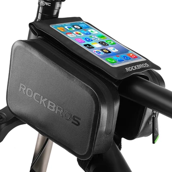 ROCKBROS Full Waterproof Front Tube Bag Large Capacity Quick Install Top Tube Bags Sports Outdoor Bike Bicycle Accessories
ROCKBROS Full Waterproof Front Tube Bag Large Capacity Quick Install Top Tube Bags Sports Outdoor Bike Bicycle Accessories