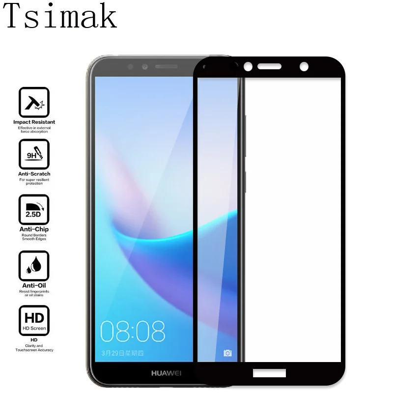 Tempered Glass Huawei Y6 Prime 2018 Honor 7A Pro 7C ATU-L31 ATU-L42 5.7" Screen Protector Full Cover Protective Glass Film
Tempered Glass Huawei Y6 Prime 2018 Honor 7A Pro 7C ATU-L31 ATU-L42 5.7" Screen Protector Full Cover Protective Glass Film
