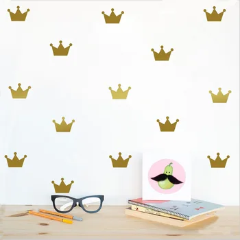 5*7cm*15pcs Cartoon Gold Queen Crown Princess Wall Sticker For Kids Baby Rooms Poster Home Decor Child Gifts Vinyl Art Mural
5*7cm*15pcs Cartoon Gold Queen Crown Princess Wall Sticker For Kids Baby Rooms Poster Home Decor Child Gifts Vinyl Art Mural