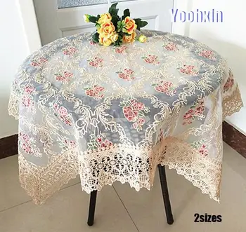 Modern square Brown Tablecloth Transparent embroidery lace dining tea coffee Table Cover cloth Christmas party Wedding decor 
Modern square Brown Tablecloth Transparent embroidery lace dining tea coffee Table Cover cloth Christmas party Wedding decor