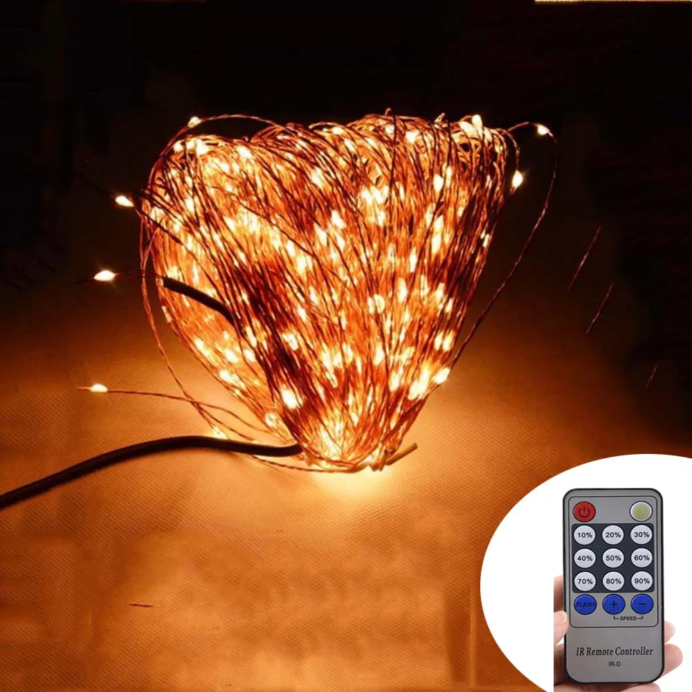 Remote Control + 50M 165Ft 500 LEDs Copper Wire Warm White LED String Light Starry Lights + Power Adapter (UK, US, EU, AU Plug)
Remote Control + 50M 165Ft 500 LEDs Copper Wire Warm White LED String Light Starry Lights + Power Adapter (UK, US, EU, AU Plug)