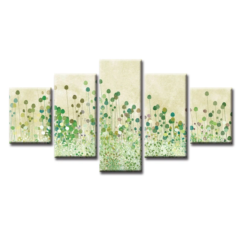 Hot Sales Beautiful green flower 5 piece large canvas print wall art on decoration oil paint decorative pictures
Hot Sales Beautiful green flower 5 piece large canvas print wall art on decoration oil paint decorative pictures