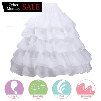 Doragrace 6 Layers Wedding Ball Gown Petticoat Skirt 4 Hoops Slip Crinoline Underskirt
Doragrace 6 Layers Wedding Ball Gown Petticoat Skirt 4 Hoops Slip Crinoline Underskirt