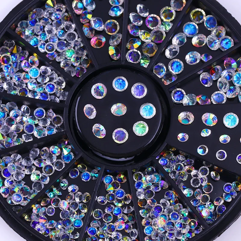 Mixed Size Clear Colorful Rhinestone Crystal Sharp Back 2mm-3mm Multi-size Nail Art Decoration in Wheel
Mixed Size Clear Colorful Rhinestone Crystal Sharp Back 2mm-3mm Multi-size Nail Art Decoration in Wheel