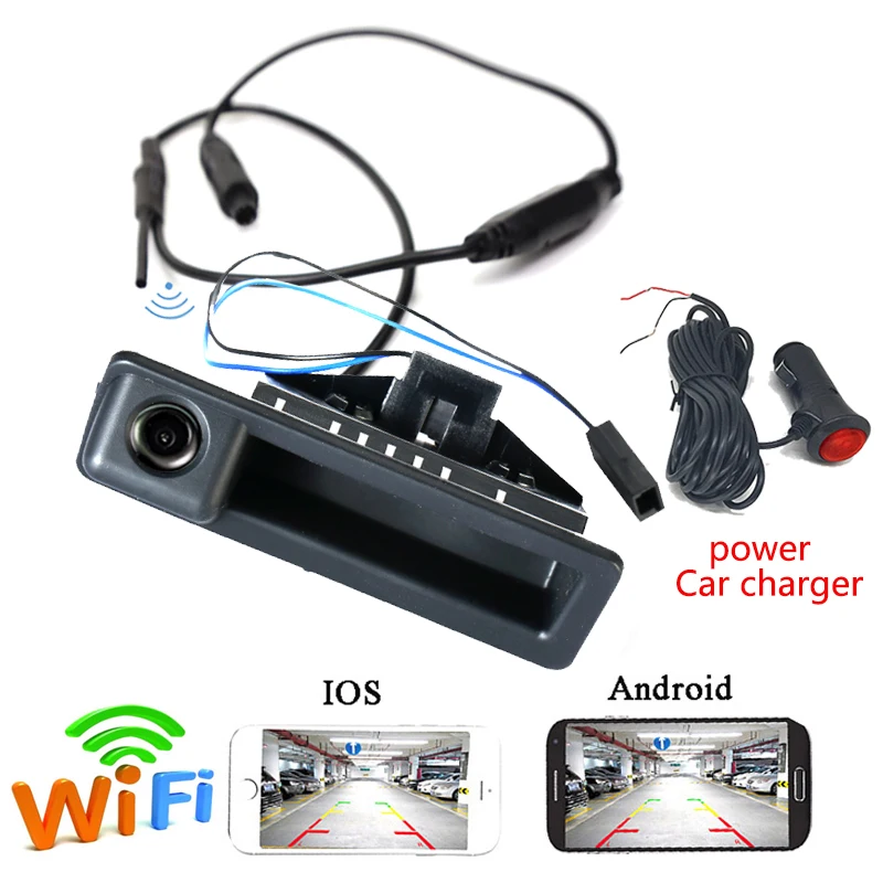 APP WIFI CCD rear camera wireless for BMW 3 5 series X5 X1 E60 E61 E70 E71 E82 E83 E90 E39 trunk handel camera for Android IOS
APP WIFI CCD rear camera wireless for BMW 3 5 series X5 X1 E60 E61 E70 E71 E82 E83 E90 E39 trunk handel camera for Android IOS