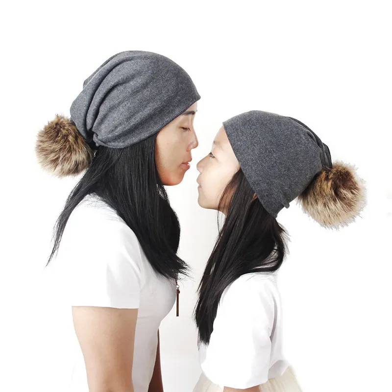 Mother Daughter Matching Hats Kintted Pompom Warm Caps Family Look Mommy and Me Pom Beanies Woman Casual Hat H0160
Mother Daughter Matching Hats Kintted Pompom Warm Caps Family Look Mommy and Me Pom Beanies Woman Casual Hat H0160