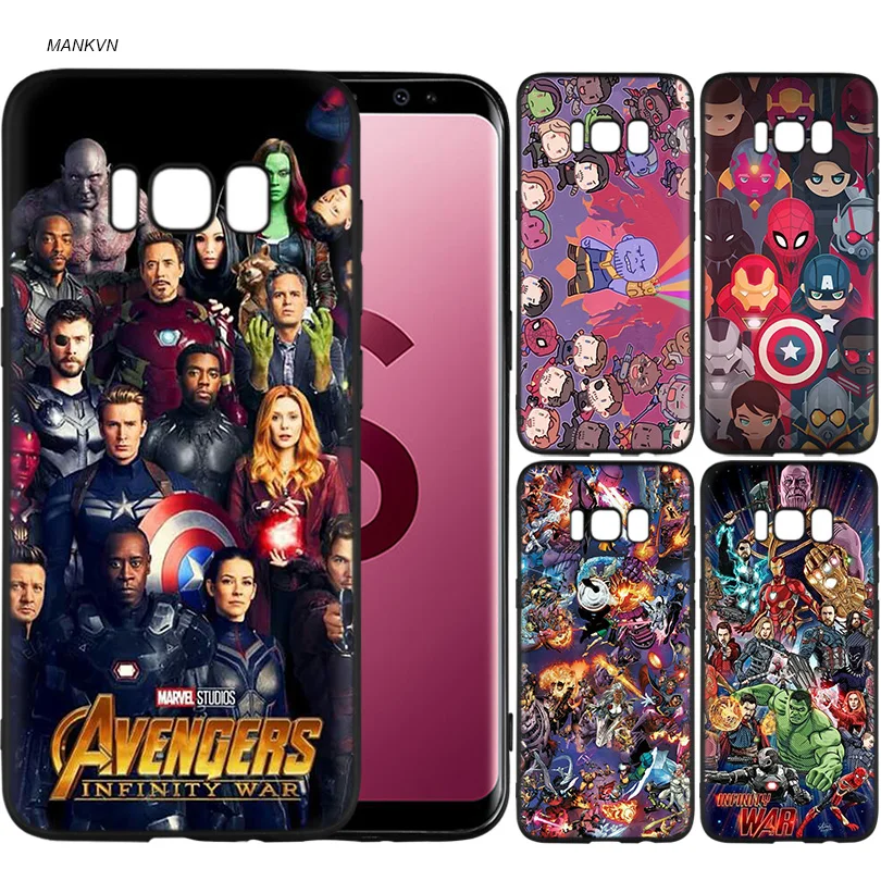 Business Marvel Superheroes Black Soft Case for Samsung Galaxy S9 S8 Plus S7 S6 Edge S9+ S8+ Phone Silicone Cover Shell Coque
Business Marvel Superheroes Black Soft Case for Samsung Galaxy S9 S8 Plus S7 S6 Edge S9+ S8+ Phone Silicone Cover Shell Coque