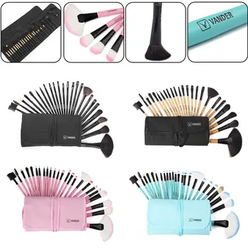 Vander Pro 24Pcs Makeup Brushing Brushes Set Beauty Cosmetics kits Eyebrow Shadow Powder Soft Make-up Pincel Maquiagem w/Bag
Vander Pro 24Pcs Makeup Brushing Brushes Set Beauty Cosmetics kits Eyebrow Shadow Powder Soft Make-up Pincel Maquiagem w/Bag
