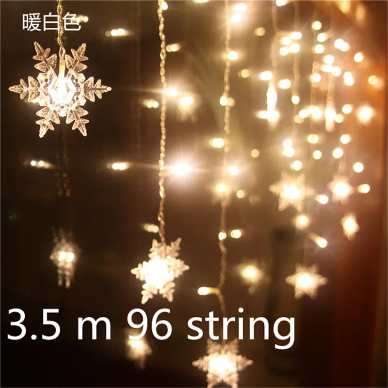 Christmas Lights 3.5m 96 Led 220V Tree Snowflake String Lights Lichterkette Luci Natale Led Decoration Christmas Lights Outdoor
Christmas Lights 3.5m 96 Led 220V Tree Snowflake String Lights Lichterkette Luci Natale Led Decoration Christmas Lights Outdoor