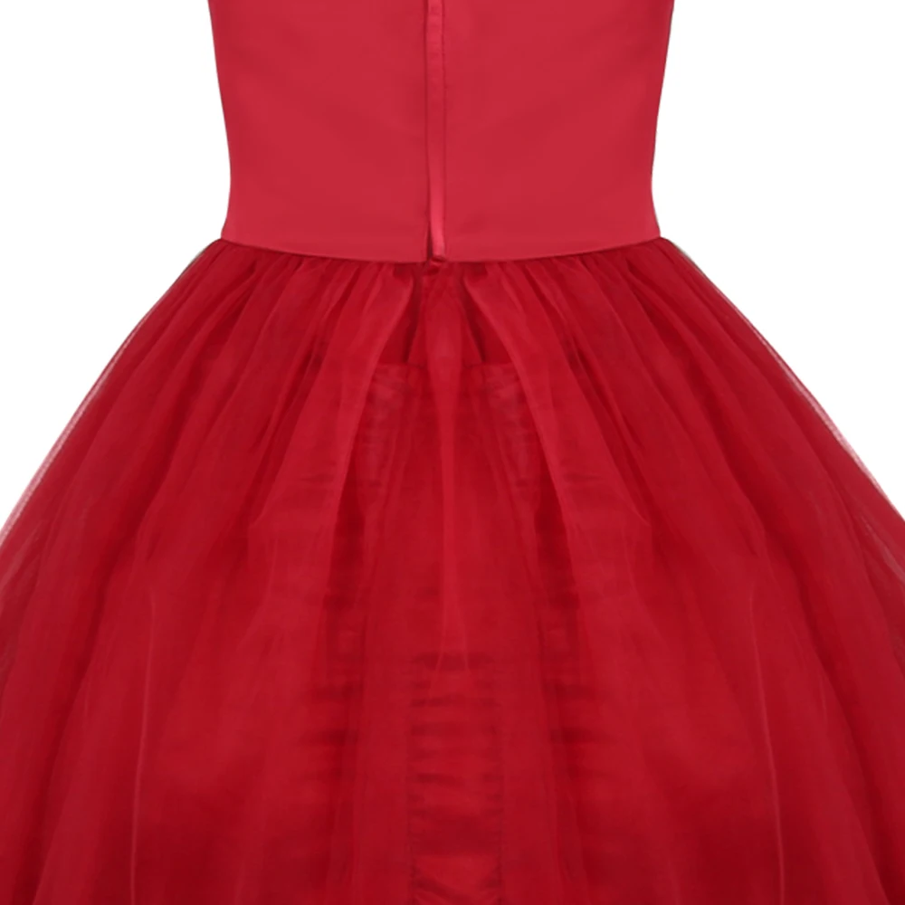 Flower Girl Dresses For Wedding Party 2019 New Tule Teen Princess Dress Children Evening Clothing Formal Pageant Kids Prom Gowns (8)
