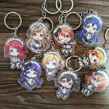 9pcs/set New Lovelive Maki Nishikino Minami Kotori Awaken Love Live Doublesdie Print Keychain Llavero Portachiavi Keyring
9pcs/set New Lovelive Maki Nishikino Minami Kotori Awaken Love Live Doublesdie Print Keychain Llavero Portachiavi Keyring