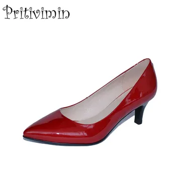 2018 ladies red pointed toe thin heel office shoes women patent leather heels youth girls fashion designer pumps Pritivimin FN8
2018 ladies red pointed toe thin heel office shoes women patent leather heels youth girls fashion designer pumps Pritivimin FN8
