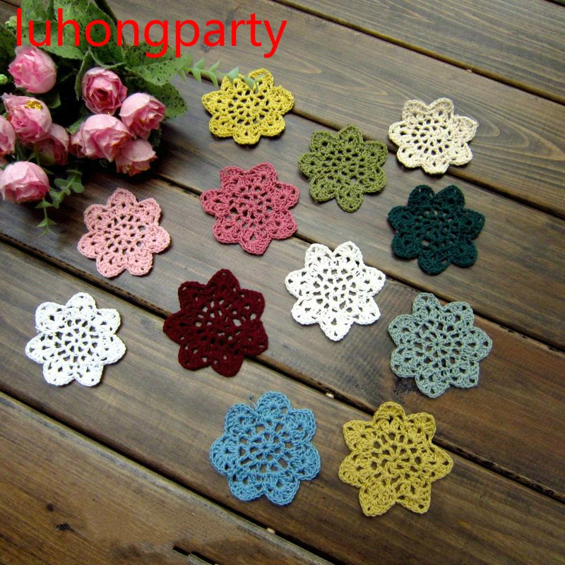 Free shipping Handmade Crochet Coaster 7cm Round flower Lace Doilies Table Place mats Crochet cup mat 20pcs/Lot
Free shipping Handmade Crochet Coaster 7cm Round flower Lace Doilies Table Place mats Crochet cup mat 20pcs/Lot