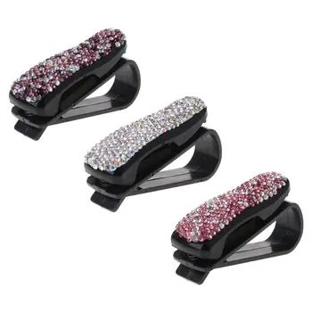 Auto Fastener Clip Rhinestone Diamond Car Sun Visor Glasses Sunglasses folder Ticket Receipt Card Clip Storage Holder Accessorie
Auto Fastener Clip Rhinestone Diamond Car Sun Visor Glasses Sunglasses folder Ticket Receipt Card Clip Storage Holder Accessorie