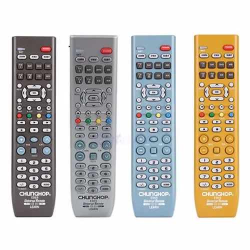 CHUNGHOPNewest and Smart 8in1 Universal Remote Control Controller TV PVR VDO DVD CD SAT AUD
CHUNGHOPNewest and Smart 8in1 Universal Remote Control Controller TV PVR VDO DVD CD SAT AUD