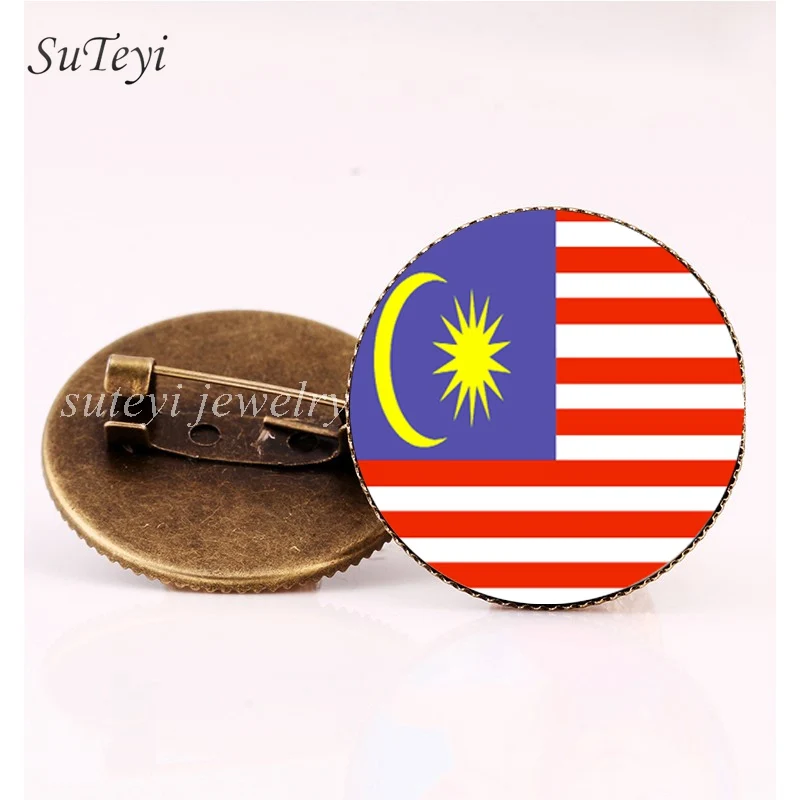 SUTEYI Lebanon/Maldives Flag Badges Brooch Malaysia/Bangladesh/Mongolia Flag Glass Dome Pins Brooches Jewelry Gift For Women
SUTEYI Lebanon/Maldives Flag Badges Brooch Malaysia/Bangladesh/Mongolia Flag Glass Dome Pins Brooches Jewelry Gift For Women