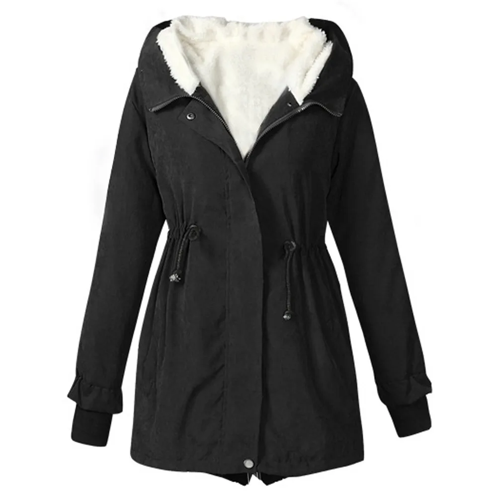 2019 Coats Cotton Winter Jacket Womens Outwear Women Winter Casual Long Sleeve Solid Hooded Top Thicker Outwear Jacket Overcoat
2019 Coats Cotton Winter Jacket Womens Outwear Women Winter Casual Long Sleeve Solid Hooded Top Thicker Outwear Jacket Overcoat