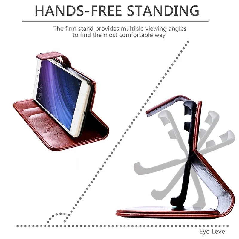 Business Case For Xiaomi Redmi 4A Cases Cover Flip Wallet Conque Case 5.0 Inch For Xiaomi Redmi 4A Cases Leather TOMKAS (3)