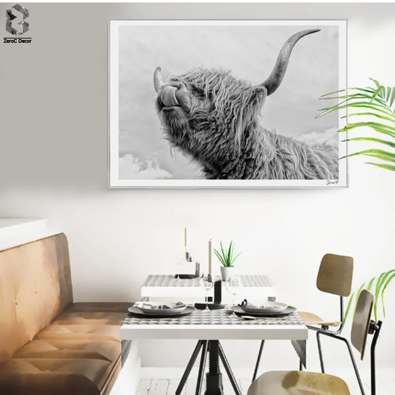 Highland Cattle Posters and Prints Wall Art Nordic Canvas Painting Yak Wall Pictures For Living Room Decoration
Highland Cattle Posters and Prints Wall Art Nordic Canvas Painting Yak Wall Pictures For Living Room Decoration