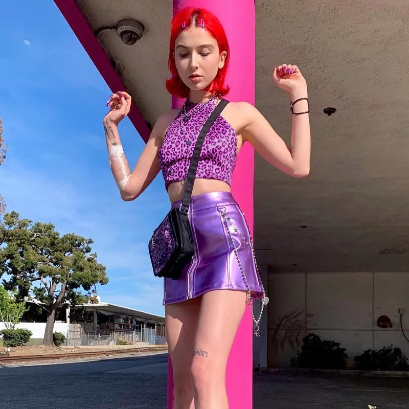 Shestyle Leopard Halter Backless Purple Camis Women Sleeveless Summer 2019 Bandage Crop Tops Autumn Party Fashion Outfits Sexy
Shestyle Leopard Halter Backless Purple Camis Women Sleeveless Summer 2019 Bandage Crop Tops Autumn Party Fashion Outfits Sexy