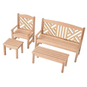 1:12 Scale Miniature Garden Chair Tables Dollhouse Furniture 4pcs/set Doll House Accessories for Children's Wonderful Gift 2
1:12 Scale Miniature Garden Chair Tables Dollhouse Furniture 4pcs/set Doll House Accessories for Children's Wonderful Gift 2