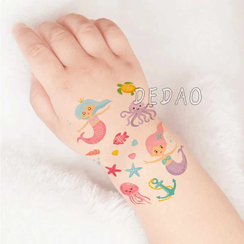 Kids Temporary Tatoo Fake Tattoo Sticker Cartoon Sexy Mermaid Octopus Tattoos Tatouage Hand Foot Tatto Gift For Children Girl
Kids Temporary Tatoo Fake Tattoo Sticker Cartoon Sexy Mermaid Octopus Tattoos Tatouage Hand Foot Tatto Gift For Children Girl