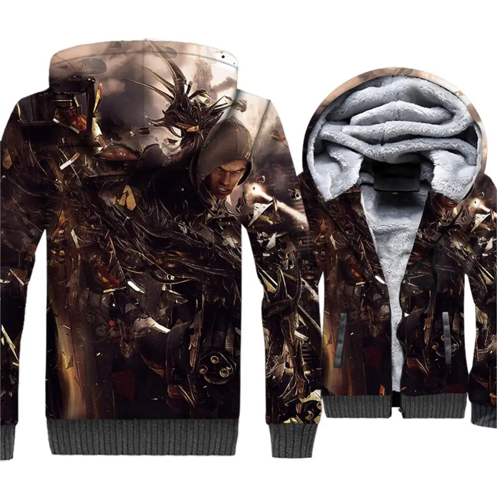 Halo 5 Guardians / Metal Gear Solid V The Phantom Pain/ Prototype Alex Mercer Jacket Men 3D Game Hoodie 2018 Winter Fleece Coat
Halo 5 Guardians / Metal Gear Solid V The Phantom Pain/ Prototype Alex Mercer Jacket Men 3D Game Hoodie 2018 Winter Fleece Coat