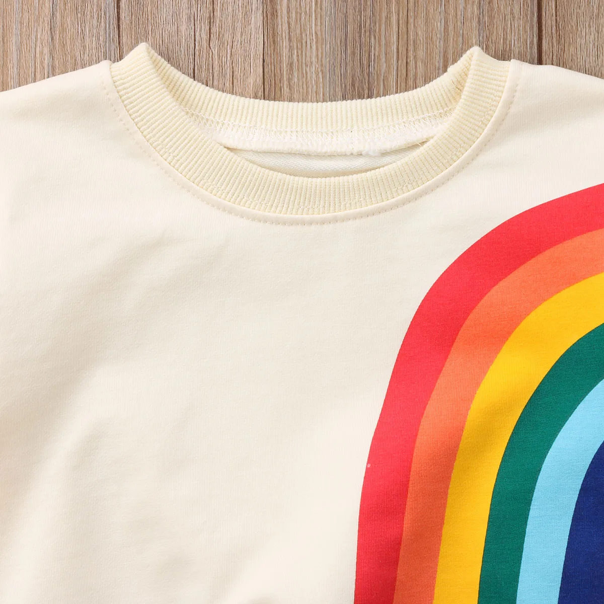Детская футболка радужной расцветки для маленьких девочек свитер кардиган