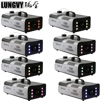 Free Shipping 8pcs/Lot 1500W 6x3w 3in1 RGB LED Fog Machine 3L LED Smoke Spray Effects Remote Control Or DMX512 Control
Free Shipping 8pcs/Lot 1500W 6x3w 3in1 RGB LED Fog Machine 3L LED Smoke Spray Effects Remote Control Or DMX512 Control