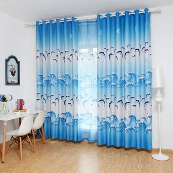 Curtains Children Double Curtains Blue Cartoon Kids Dolphin Decoration Curtains High Shading Window Curtain For Home
Curtains Children Double Curtains Blue Cartoon Kids Dolphin Decoration Curtains High Shading Window Curtain For Home