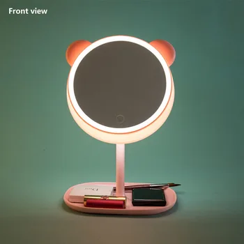 Pocket mirror with light Touch Screen chargeable Lamp Cosmetic Mirror LED adjustable bathroom
Pocket mirror with light Touch Screen chargeable Lamp Cosmetic Mirror LED adjustable bathroom