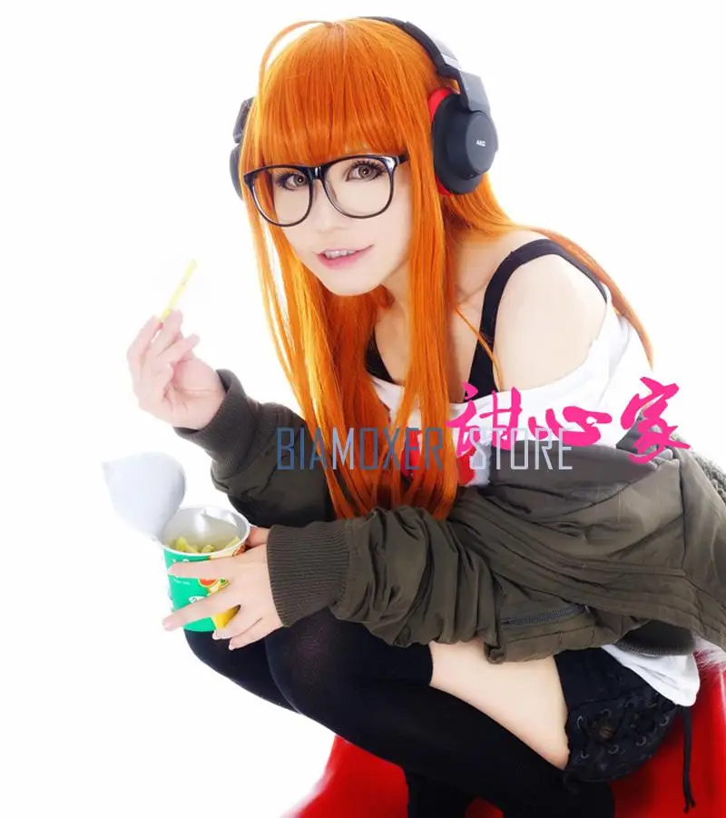 Biamoxer P5 90cm Persona 5 Futaba Sakura Cosplay Wigs Long Straight Orange Heat Resistant Anime Cosplay Costume Wig
Biamoxer P5 90cm Persona 5 Futaba Sakura Cosplay Wigs Long Straight Orange Heat Resistant Anime Cosplay Costume Wig